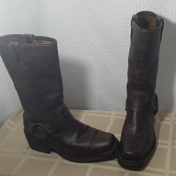 ladies biker boots size 7